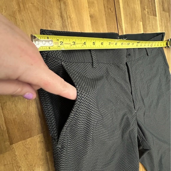 Nike Tour Performance 5 Pocket Stretch Golf Pants Gray Herringbone Print 38x32 - Picture 11 of 12